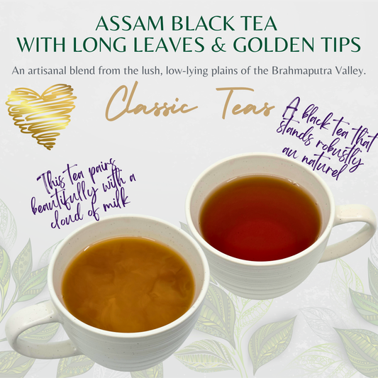 Assam Black Tea with Long Leaves & Golden Tips