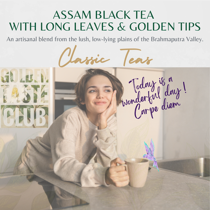 Assam Black Tea with Long Leaves & Golden Tips